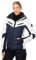 Bogner Fire + Ice Ladies Farina3 Colorblock - Modische wärmende Damen Skijacke, Größe 40 - Farbe Offwhite