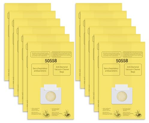 Vacuum Bags Replacement for Kenmore Canister C/Q 5055 50555 50557 50558 and Pana·sonic Type C-5 C-18 Vacuums - Premium Vacuum Cleaner Dust Bag - 12 Pack
