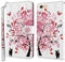 GLANDOTU Case for iPhone 5 /5s /SE 2016(Not for 2020),Flip Wallet PU Leather Cover with Magnetic Button, Standing Function Full-Body Protective for iPhone 5 /5s /SE 2016 Phone Cases-Tree Cat
