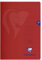 Clairefontaine 333226C - Packung mit 25 Heften S´coolbook, ideal für die Schule, DIN A4, 16 Blatt, 90g, Lineatur 26 kariert mit Rand, Umschlag aus PP, Rot, 1 Pack