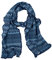 invero, Merino Schal Pat, 100% Wolle (Jeans)