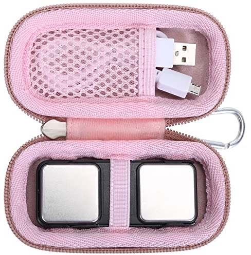 Khanka Hartschalen-Ersatz für AliveCor Kardia Mobile EKG/KardiaMobile 6L EKG (Roségold)