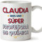 MUGFFINS Tazas Personalizadas para PROFESORA DE QUÍMICA mujer - En Español - Eres Súper - 11 oz / 330 ml - Regalo Personalizable original y divertido