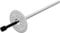 10mm x 180mm (Pack of 100) Plastic Insulation Fixing Hammer Driven Fastener with Plastic Covered Metal Pin for Concrete and Masonry 57.11