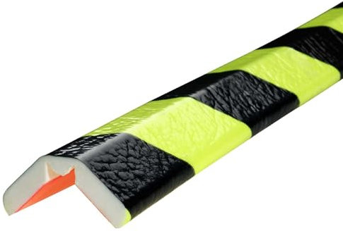 SHG | Knuffi® Eckenschutz | Typ W | 1-m-Stück | schwarz/fluoreszierend