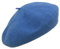 MELEGARI Baskenmütze für Damen | 100% Wolle | Margie Beret | Made in EU, Hellblau 025, One size