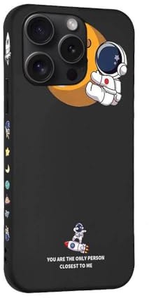 Hülle kompatibel mit Samsung Galaxy A54 5G Astronaut NASA Handy-Hülle Schwarz