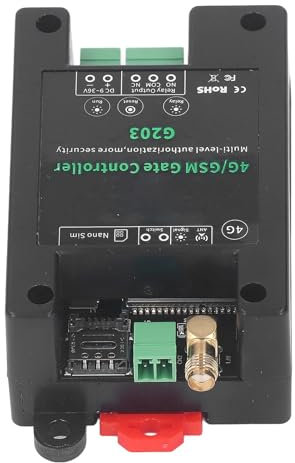 Télécommande d'ouverture de Porte de Garage 4G GSM, Contrôleur d'accès au Portail, Interrupteur de Commande à Distance Appeler la Commande SMS, Réinitialisation à Distance