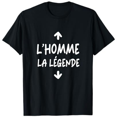 l'homme La Légende Cadeau Décalé Original Bite Humour Zizi T-Shirt
