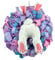 Osterkranz mit Hase Hintern Ohren, Ostern Kranz mit Hase Frühlingskranz Osterkranz Tür Willkommenskarte Türkranz an Der Haustür Verziert Beleuchtet Deko Frühling Osterhasen Wreath (E-013, One Size)
