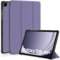 EasyAcc Funda para Samsung Galaxy Tab A9+/ A9 Plus 11 Pulgadas 2023 SM-X210/ X215/ X216, Funda Protectora de Piel Sintética Ultrafina con Función de Soporte y Auto Wake/Sleep,Ratán Morado