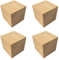 NANNAN3360 4 Rehausseurs de Lit Rehausseurs de Meubles en Bois Massif Supporte Jusqu'à 500 kg Pieds de Support de Canapé Élévateurs de Tables Carrées Appareil Augmenté (5 × 5 × 5cm)