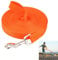 Schleppleine 10m für Hunde,Lange Hundeleine für Training und Outdoor,Ausbildungsleine für Kleine bis Große Hunde,Robuste Nylon Hundeleine mit Handschlaufe und D-Karabiner (Orange)