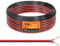 Fil électrique en PVC de calibre 16, 30,5 m, rouge et noir, 2 conducteurs CCA automobile, câble de batterie de voiture, fil d'alimentation/de terre, câble de soudure, fil électrique pour haut-parleur