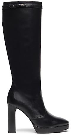 Nero Giardini I308723DE Stivali Donna in Pelle - Nero 37 EU