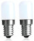 Veesper 2Pcs Fridge Light Bulb, 2W Energy-Saving Refrigerator Light Bulb Replacement, Eco-Friendly Small Refrigerator Bulb for Refrigerator, Kitchens and Bathrooms