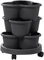 Fierudeng Maceta Vertical apilable de 3 Niveles, Maceta apilable, Maceta de Fresas, Vertical Que te Permite Cultivar Patatas, Fresas y una Variedad de Verduras en un Espacio mínimo