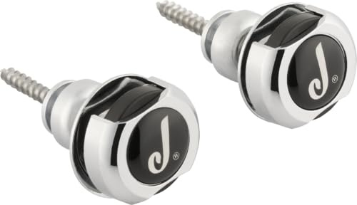 Jackson® Gurtschlösser für Gitarre oder Bass, Chrom