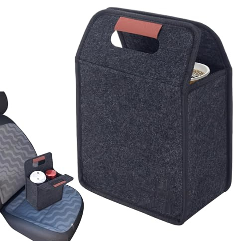 Foldable Drink Carrier Tote Bag - Leak Resistant Compartments, Ergonomic Handle Design | Multiple Cup Beverage Organizer, Picnic Cooler Alternative, Car Travel, Outdoor Grocery Takeaway Carrier
