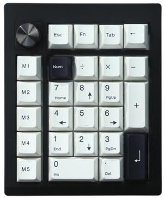 KUazPYnkD GMK26 QMK/VIA Gasket Number Pad 5.0/2.4GHz/Wired Hot Swappable Programmable Numpad Compatible With(black)