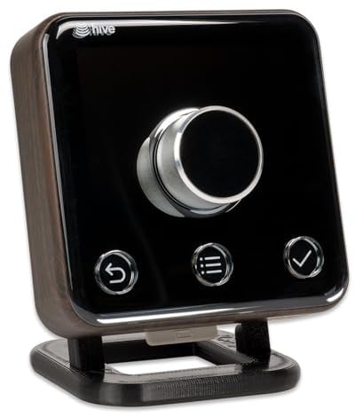 P3D-LAB Thermostat Stand for Hive Thermostat v2 with Mounting Screws Black - 3 Years Warranty - Made in UK