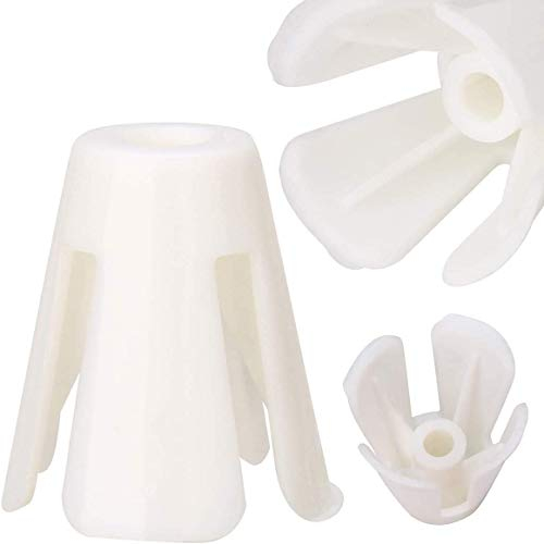 10 Stück Kunststoff-Spulenkrallen-Garnspulenhalter, Nähteil für Janome 644D 744D Overlock-Overlock-Nähen, Weiß