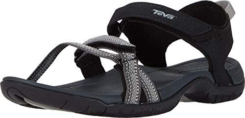 Teva Femme Verra Sandales Bout Ouvert, Noir (Antiguous Black Multi Abml), 36 EU