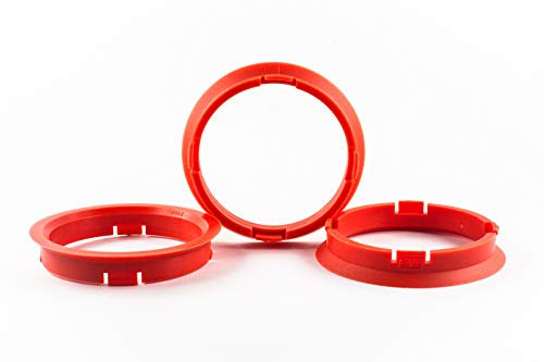 Zentrierringe Distanzringe Ringe 4 Stk. 74,1 mm auf 66,6 mm Alufelgen Felgen Kunststoff