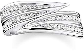 Thomas Sabo -Ringe 925_Sterling_Silberzirkonia '- Ringgröße 56 TR2283-051-14-56