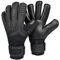 Renegade GK Vulcan Onyx Torwarthandschuhe Mit Pro-Tek Finger Schutz | 3.5+3mm Hyper Grip & 4mm Duratek | Schwarz Torwart Handschuhe (Größe 10, Erwachsener, Manns, Roll Cut, Level 3)
