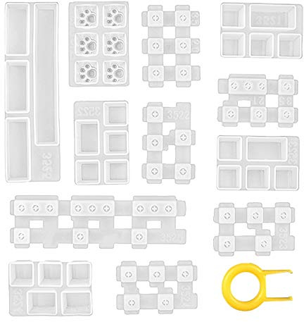 DONGKER 6 Pcs Keyboard Molds,Silicone Mechanical Molds DIY Cute Cat Claw Tab 6 Keycap Silicone Mold and Key Puller for Key Caps of Gaming Keyboards