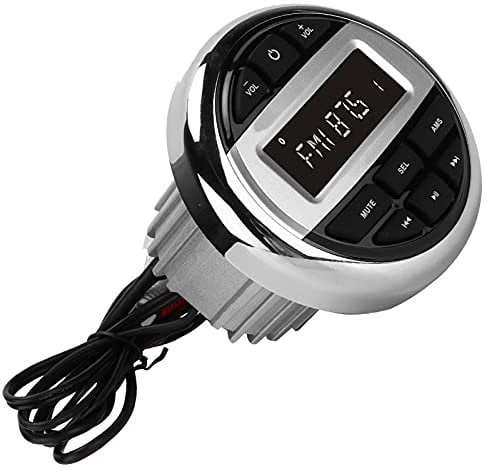 Altavoces Marinos Bluetooth, 80W Medios portátiles Sistema de Altavoces amplificados a Prueba de Agua Estéreo Marino Bluetooth Barco Radio Am/FM con Control Remoto para Coche Yacht ATV