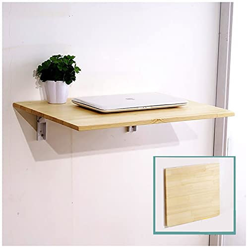 Wand klapptisch Klappbarer Wandtisch, Wandmontierter Klapptisch, Computerarbeitsplätze, Platzsparender Schwebender Schreibtisch, Mit Montagezubehör(Size:60x40cm)