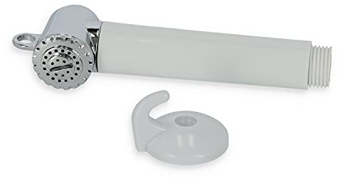 wellenshop Brausekopf Klein Boot Duschkopf Caravan Wohnwagen Dusche Brause Start/Stop Taste Handbrause wassersparend
