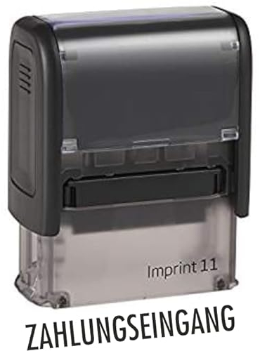 Die Stempel GmbH - Lagertextstempel zur Kennzeichnung von Dokumenten - 37 mm lang