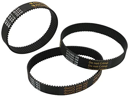 FONLAND GT2 Zahnriemen, geschlossene Passform für 3D Drucker CO2 Lasergravur Schneidemaschine, 228 mm Länge, 3 mm Teilung, 15 mm Breite