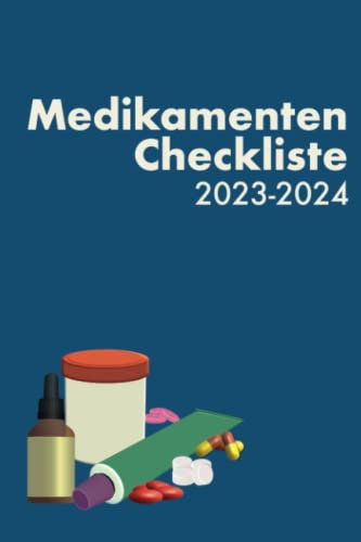 Medikamenten Checkliste - 2023-2024: Medizin einnehmen, merken und dokumentieren, Grafik-Design#2