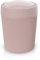 Inbagno Pattumiera Bagno con Coperchio Basculante, capacità 4,2 Litri, Colore Rosa in plastica, Linea Ring