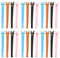IXYHKB Gelschreiber Weihnachten, 24 Stück Kugelschreiber Lustig Weihnachtliches Hirsch Stift Weihnachten Gelschreiber Schwarz für Weihnachtsstrumpffüller, Weihnachten, Mitgebsel, Mitbringsel