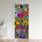 Hip Hop Décoration Rideau de Porte Hippie Graffiti Style Rideaux Interieur Salon Chambre Rideaux Exterieur d'entrée Graffiti Graphic Arbrest Culture Grunge Art Rideau Occultant 132x203cm
