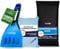 LICARGO® 3-teiliges Winter Set - Eiskratzer mit Kunststoffklinge & Mikrofaser Scheibenschwamm & Luftentfeuchter Auto 1kg