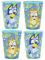 Golddunes 4pc Cups 260ml Cartoon Character Drinking Party Pack, Tumbler Re-Usable Plastic (Bluey)