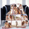Personalisierte Geschenke Decke mit Foto Personalisiert Decke mit Foto, Fotodecke mit Eigenem Foto,Kuscheldecke mit Foto,Decke Selbst Gestalten Foto,Personalisierte Geschenke fur Freundin,Mama,Papa