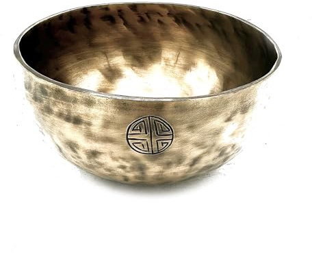 Große tibetische Schale Nepalesischer Mond - (ca. 850g) - 17cm