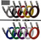 Mygatti XLR Microphone Cable 0.5m/10 Pack,Multi-Coloured,Male to Female,3-pin Shielded Balanced,EMI and RFI Suppression,Zinc Alloy Connectors,Compatible with Amplifiers,Speakers,with 5 Cable Ties