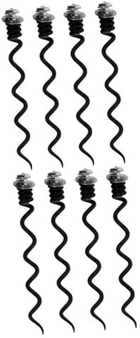 BUGUUYO 2sets Flaschenöffner Spirale Ersatz Metall Korkenzieher Spirale Bit Für Reparatur Für Wert 4 Stücke * 2