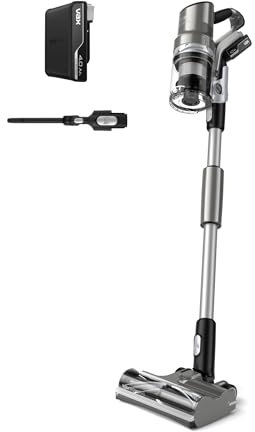 Vax HomePro Cordless Stick Vacuum Cleaner, HairWrap Resist, FlexiClean Pole, Easy Empty Bin, Crevice Tool Included, Up to 45 min Runtime, LED Lights, Graphite and Titanium, CLSV-HPKS