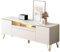 HARELA TV-Schrank, Fernsehschrank Tv Lowboard Mit Offenen Fächern, Moderner Fernsehtisch Mit Schubladen Und Stauraum, Sideboard Möbel Für Wohnzimmer Schlafzimmer(120cm/47.2in)