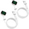 2 Pack Watch Charger for Apple Watch, iWatch Charger Cable 2M Wireless Apple Watch Fast Charger Magnetic Charging Cable Apple Watch Charger USB C Compatible With Apple Watch Series 9/8/7/6/5/4/3/2/SE