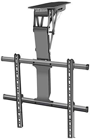 WENWENLEE Soporte de TV, Soporte de Pared para TV, Soporte de TV de Techo motorizado, se Adapta a la mayoría de los televisores de 32 a 70 Pulgadas, abatible de 0 a 85 °, múltiples Patrones